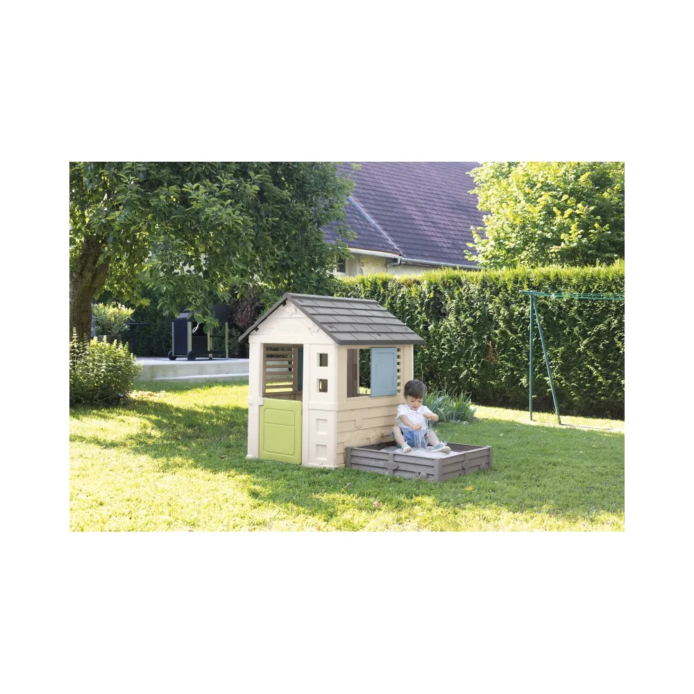 Smoby Life Domek ogrodowy z piaskownicą