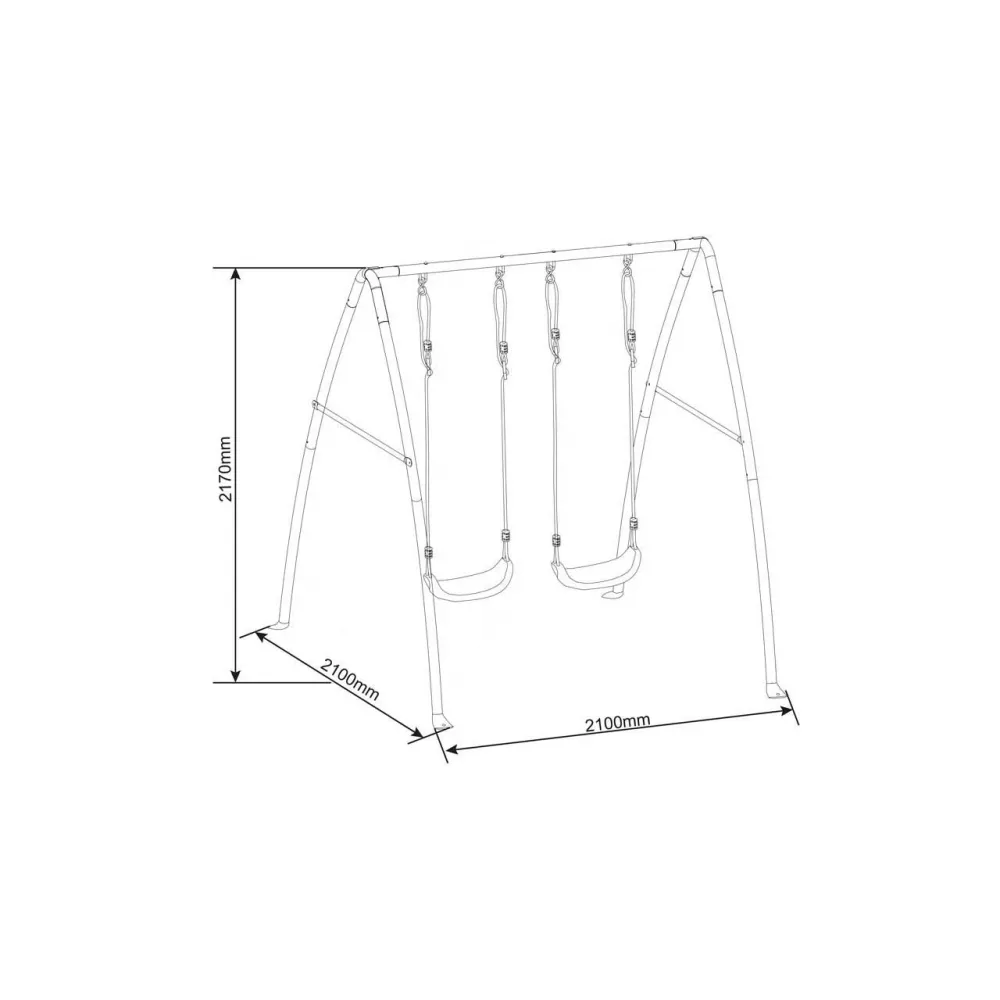 Axi Huśtawka Podwójna Metalowa