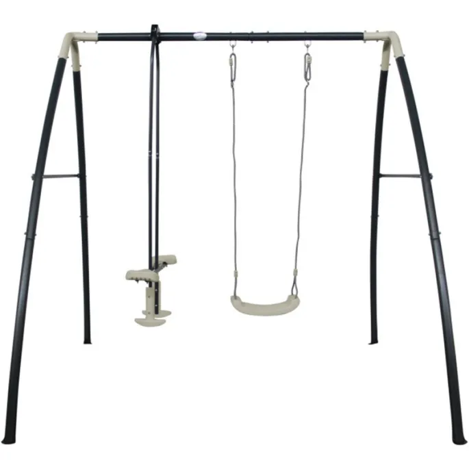 Bezpieczna huśtawka z regulowanymi linami dla dzieci
