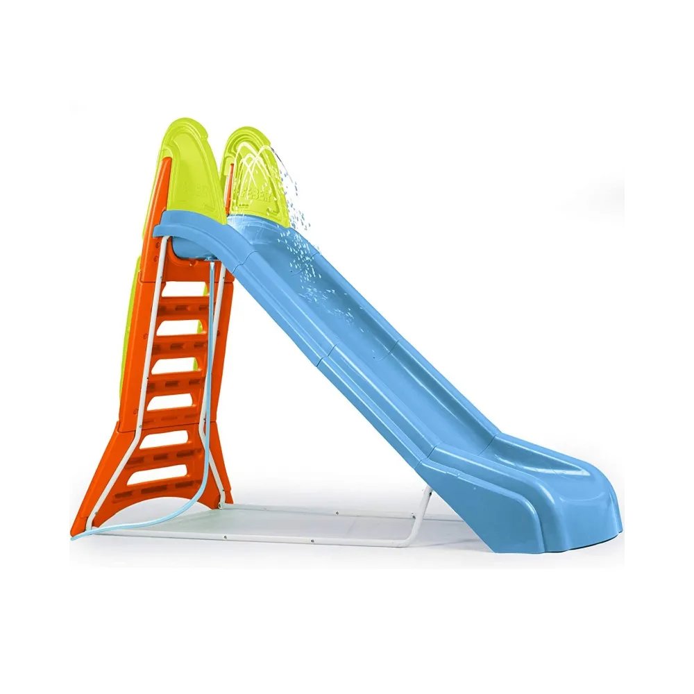FEBER zjeżdżalnia ogrodowa z efektem wodnym – świetna zabawa dla dzieci