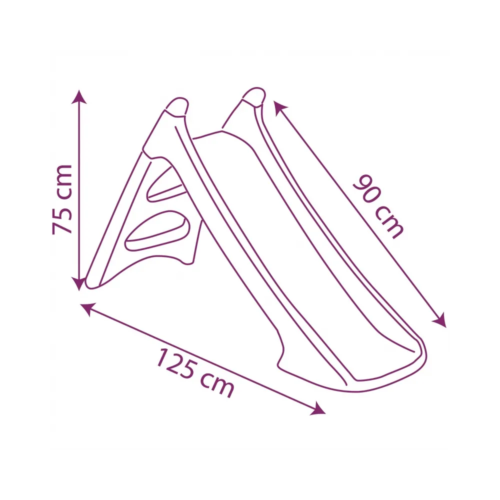 SMOBY Zjeżdżalnia XS Kraina Lodu Ślizg Wodny 90cm Frozen