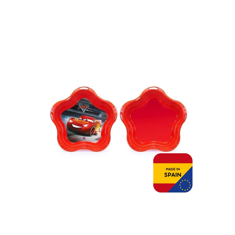 INJUSA Piaskownica Basen Muszelka 4w1 Cars/Auta