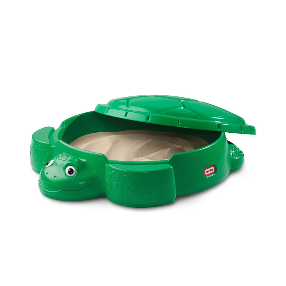 LITTLE TIKES Piaskownica Żółw Pojemnik na Zabawki z Przykrywką