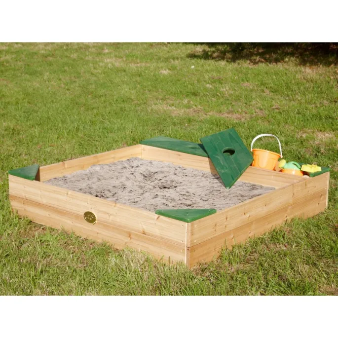 Piaskownica z schowkiem dla dzieci