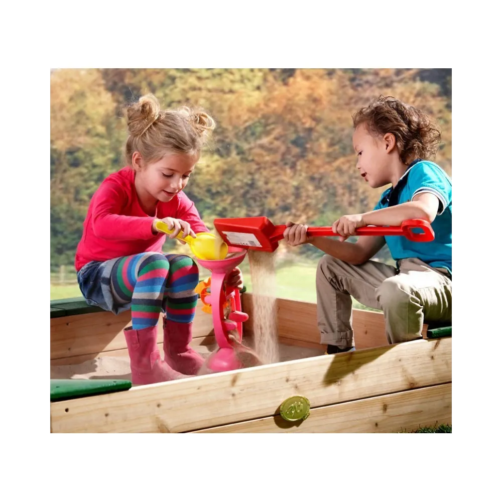 AXI Drewniana Piaskownica + Schowek Na Akcesoria + Plandeka