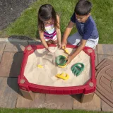 STEP2 Duża Piaskownica Stół z Pokrywą Tor Samochodowy