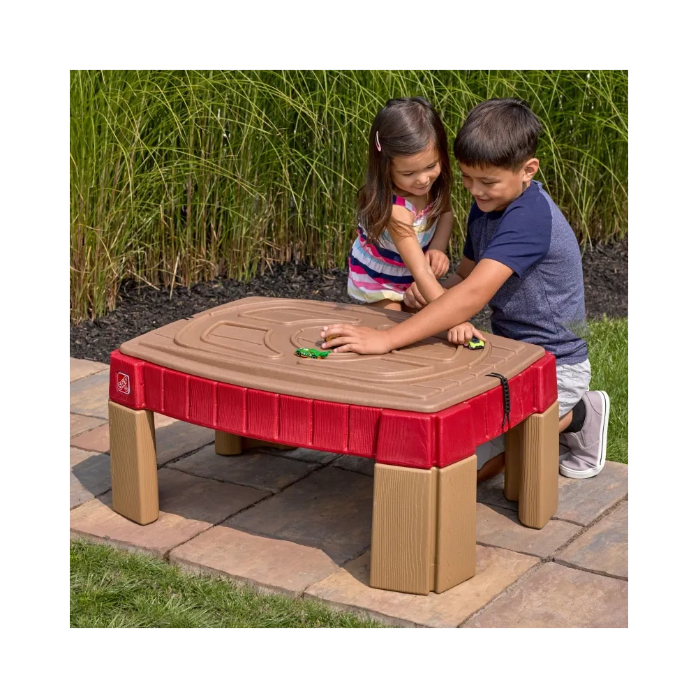 STEP2 Duża Piaskownica Stół z Pokrywą Tor Samochodowy