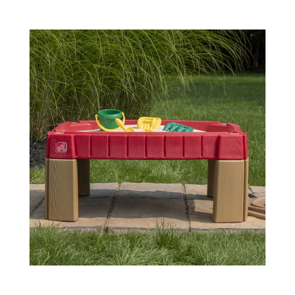 STEP2 Duża Piaskownica Stół z Pokrywą Tor Samochodowy