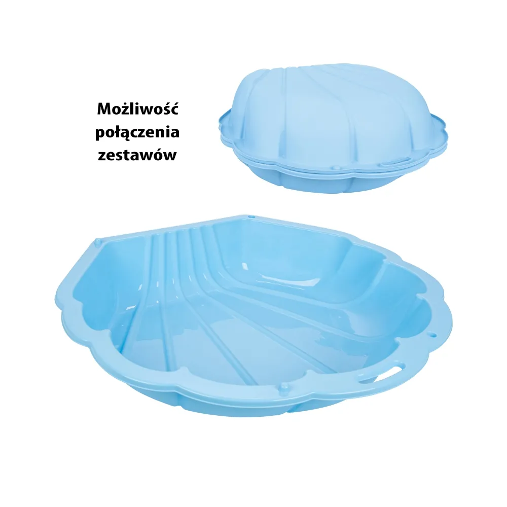 Bezpieczna piaskownica dla dzieci z wysokiej jakości tworzywa