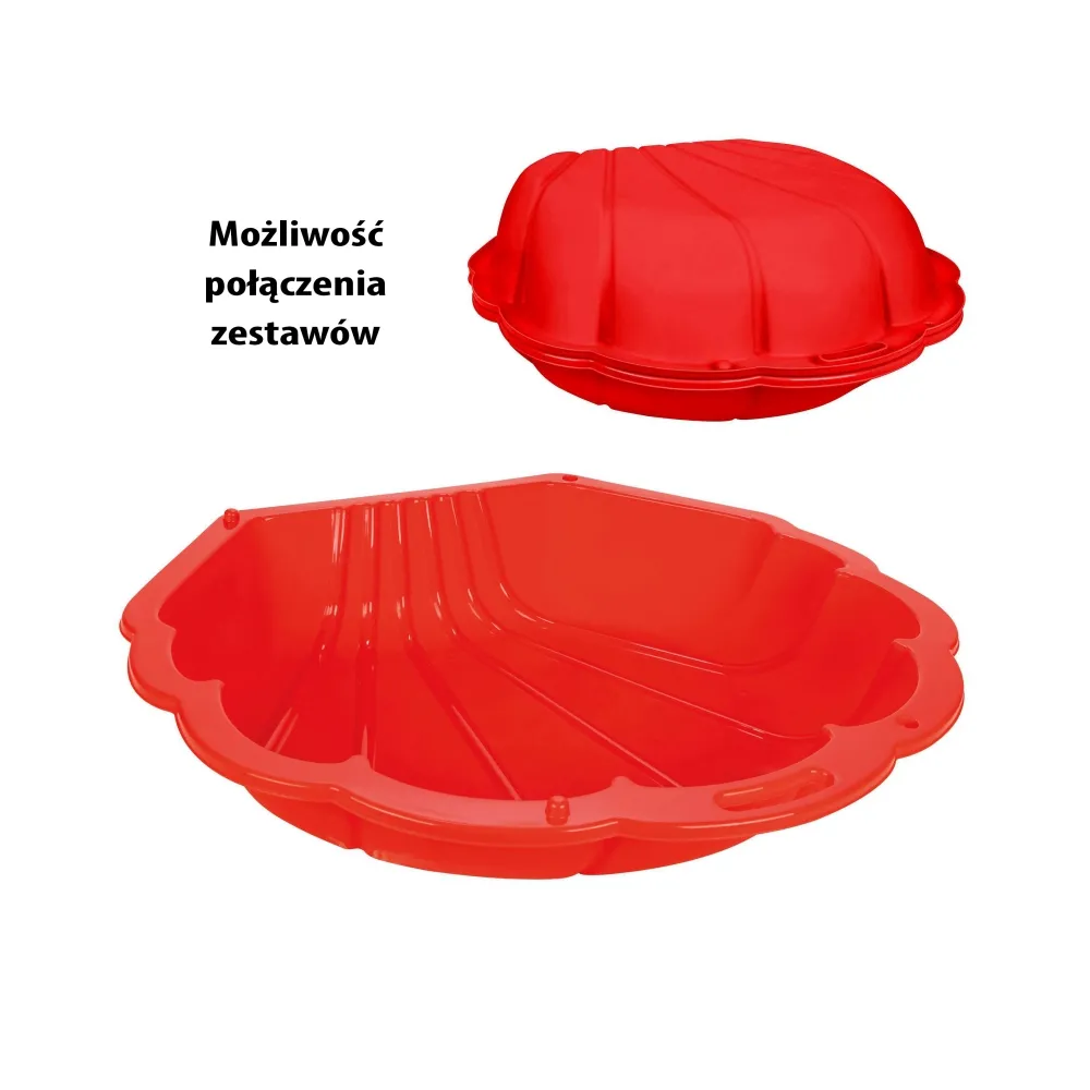 Odporna na warunki atmosferyczne piaskownica muszelka