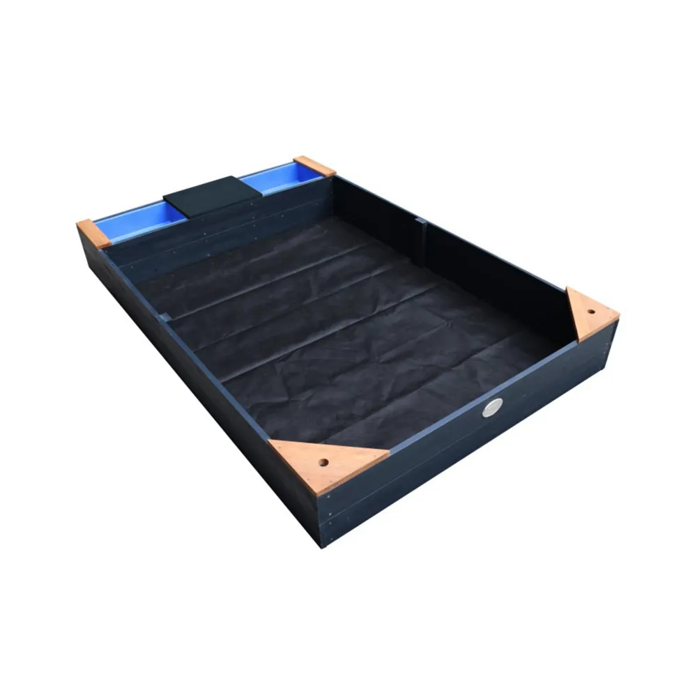 AXI Duża Piaskownica z Pojemnikami Siedziskiem i Przykryciem