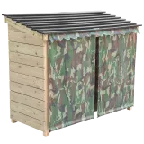 Pojemnik na zabawki dla dzieci z drewna impregnowanego odpornego na pogodę