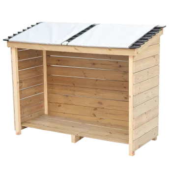 Praktyczny magazynek ogrodowy z ekologicznego drewna sosnowego