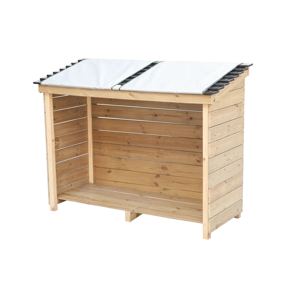 Praktyczny magazynek ogrodowy z ekologicznego drewna sosnowego