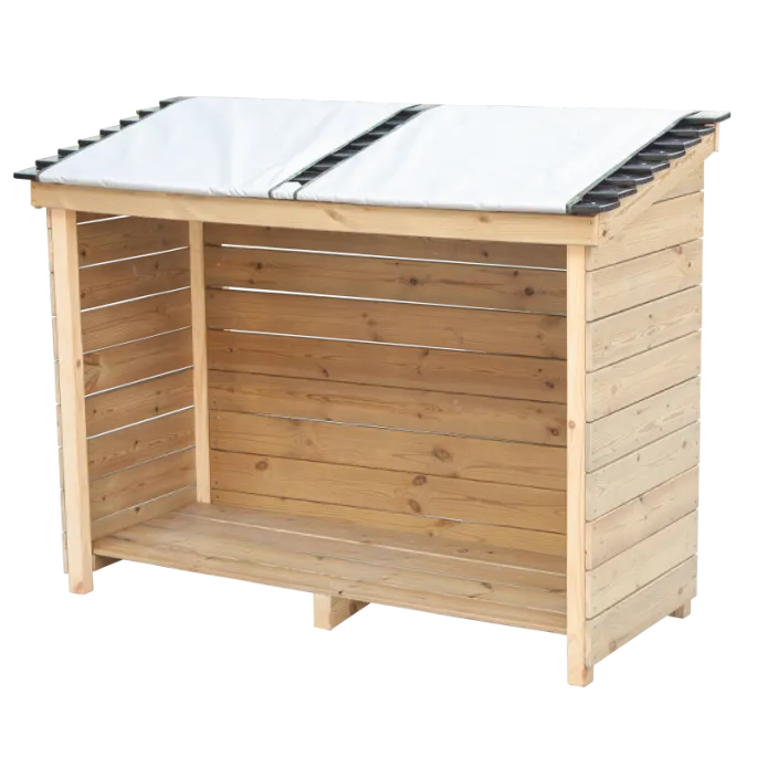 Praktyczny magazynek ogrodowy z ekologicznego drewna sosnowego