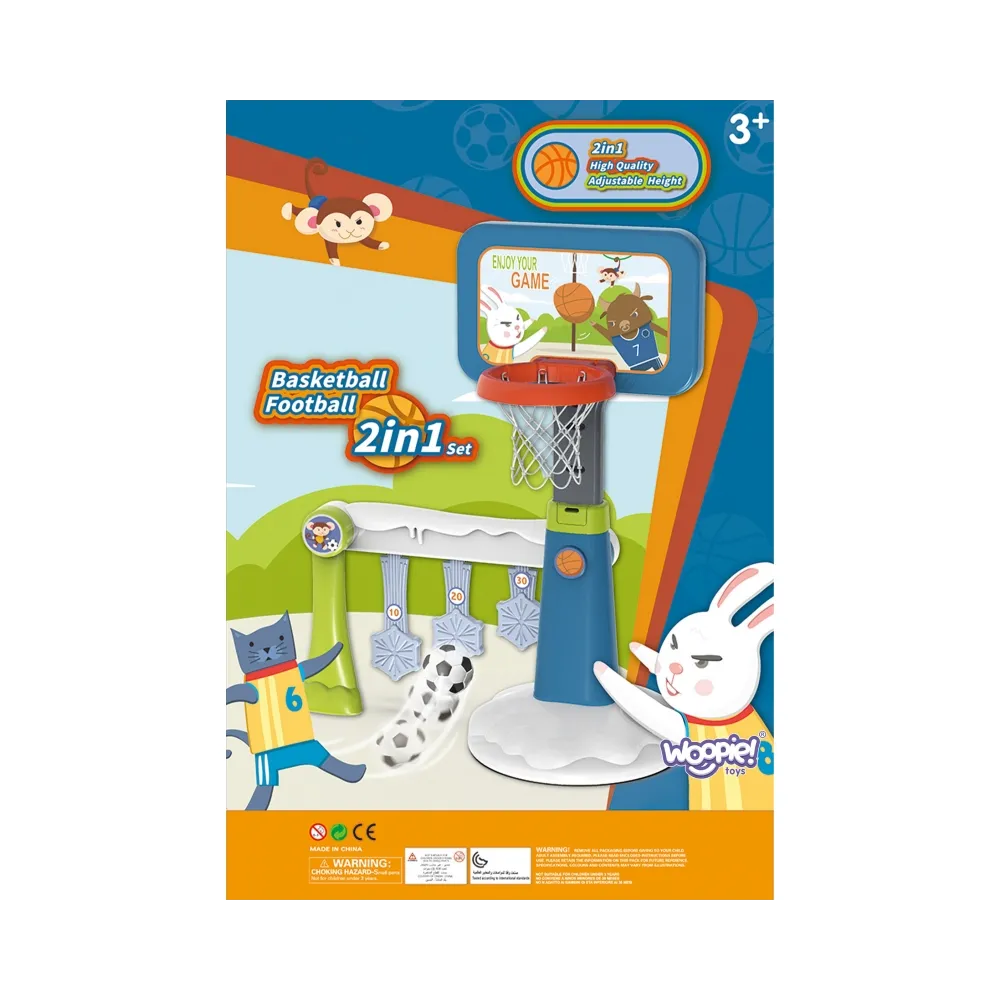 Wysokiej jakości piłka nożna z zestawu Woopie