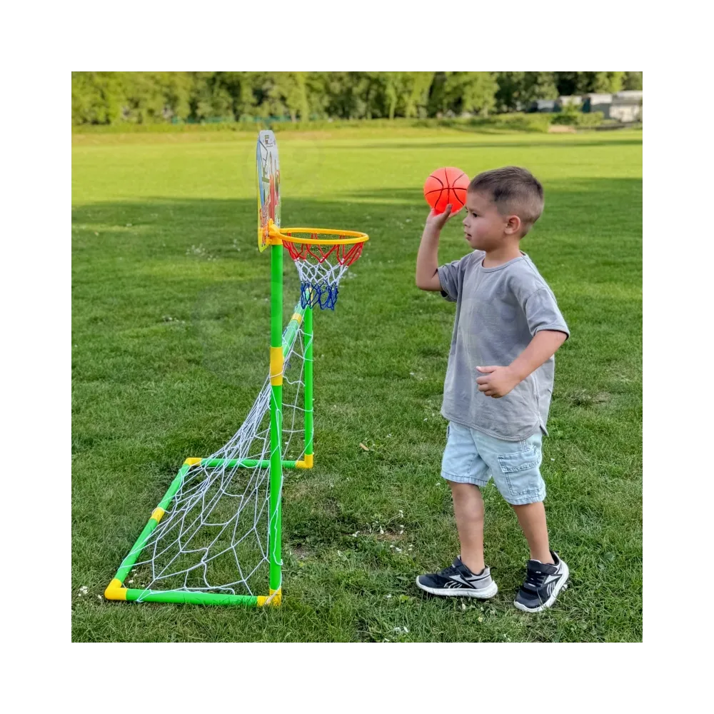 Zabawka do aktywnej zabawy koszykówka i piłka nożna