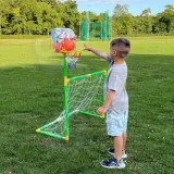 Dziecięcy zestaw sportowy do gry w koszykówkę i piłkę nożną
