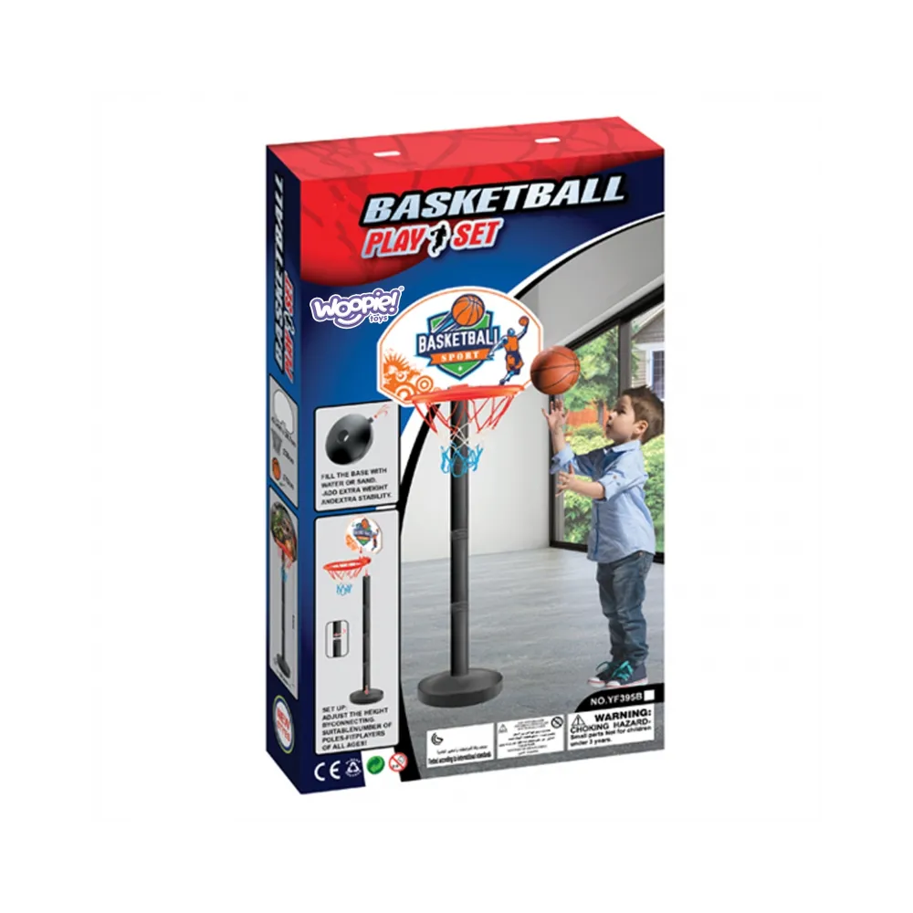 WOOPIE zestaw do koszykówki zachęca do ruchu.