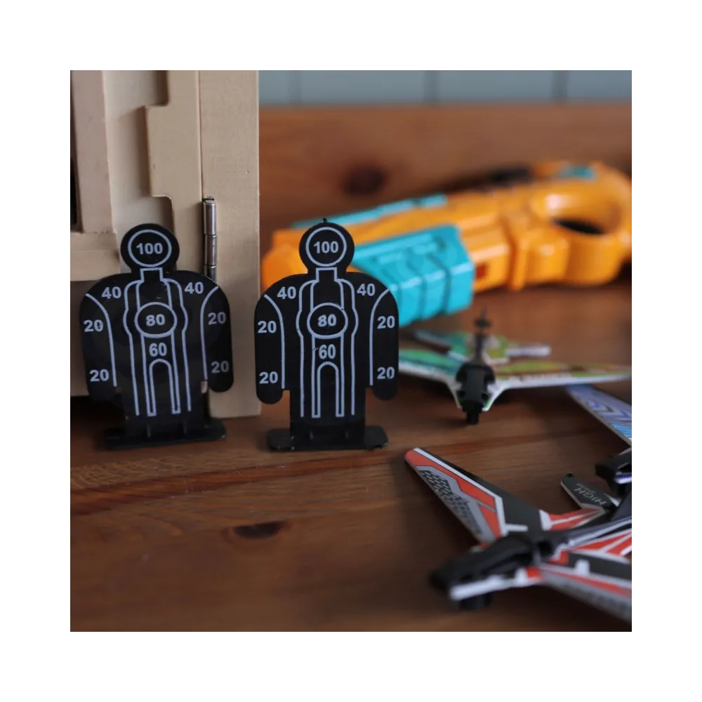 WOOPIE Pistolet Wyrzutnia Samolotów Automatyczna + 4 Samoloty