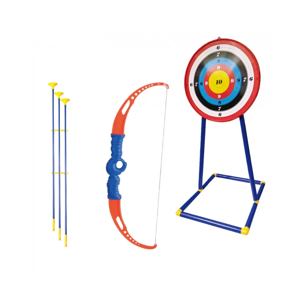 Zestaw małego łucznika z łukiem i tarczą