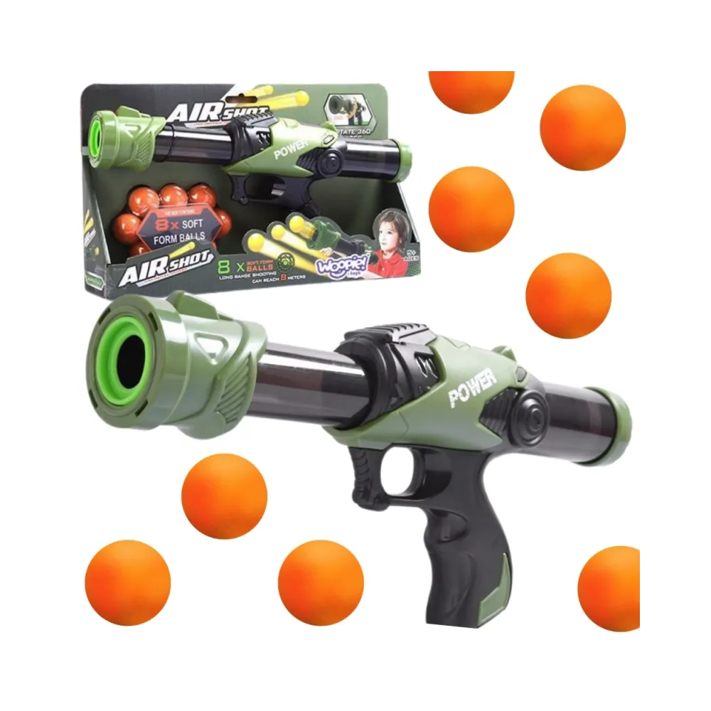WOOPIE pistolet na piłki z piankowymi kulkami dla dzieci