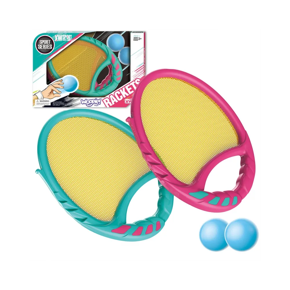 WOOPIE Gra Zręcznościowa CATCH BALL 2 Paletki + 2 Piłki