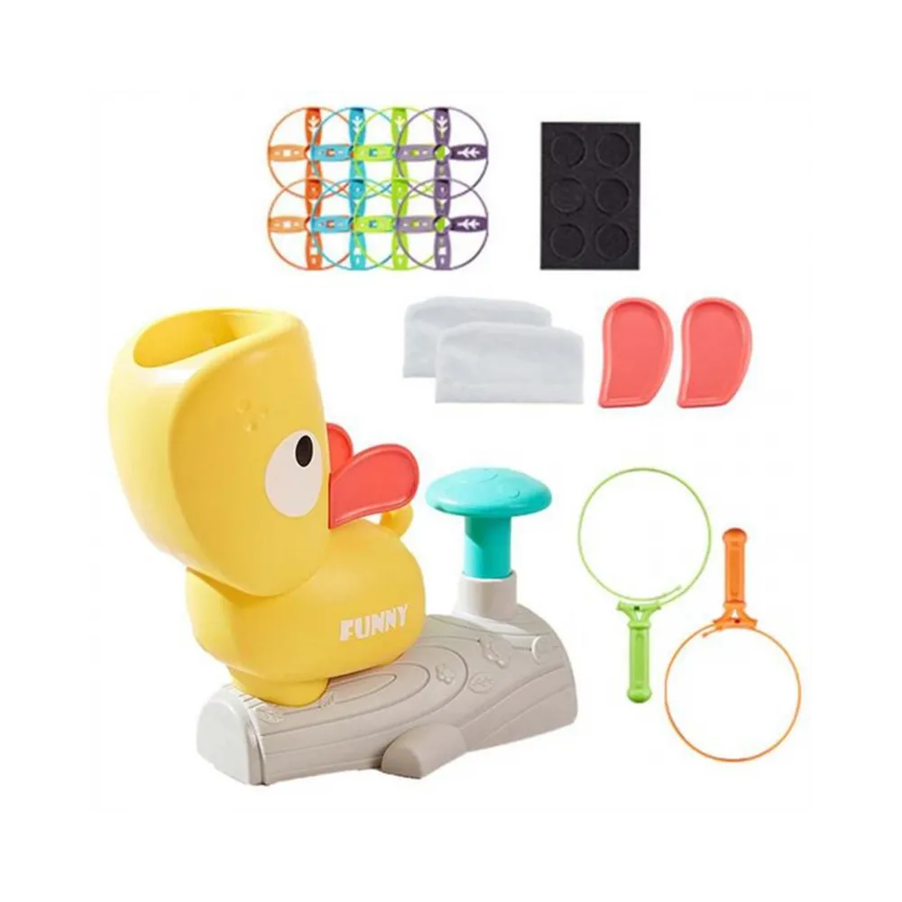 WOOPIE Gra Zręcznościowa Złap Frisbee Wyrzutnia Dysków