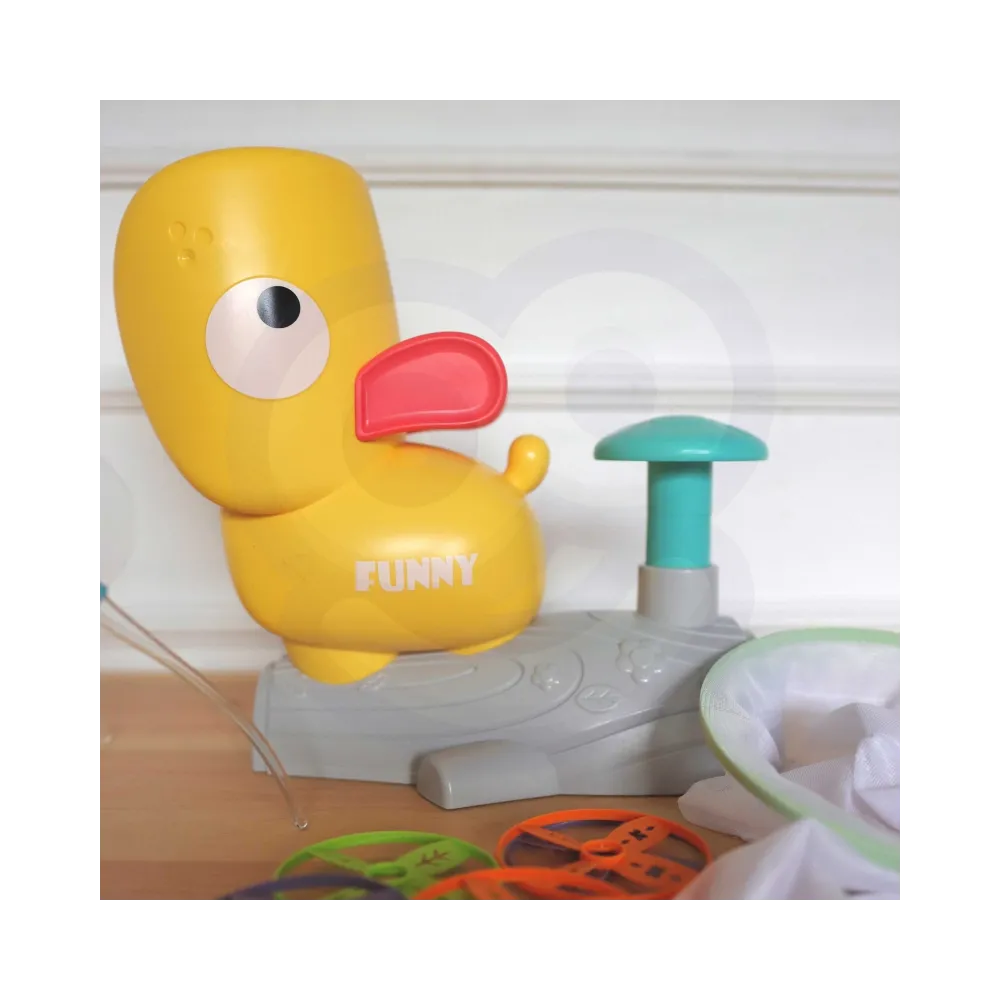 WOOPIE Gra Zręcznościowa Złap Frisbee Wyrzutnia Dysków