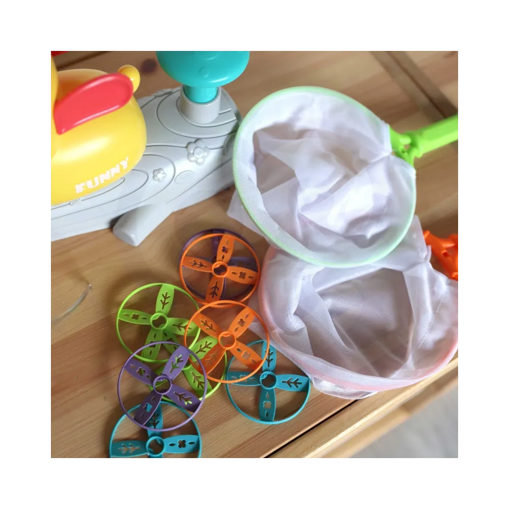 WOOPIE Gra Zręcznościowa Złap Frisbee Wyrzutnia Dysków