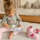 Kolorowe dyski i siatki do gry ruchowej WOOPIE Złap Frisbee