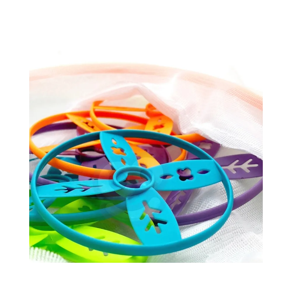 Wieloelementowa gra rodzinna z wyrzutnią dysków słonik WOOPIE