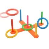 Kolorowe kółka do rzucania w zestawie