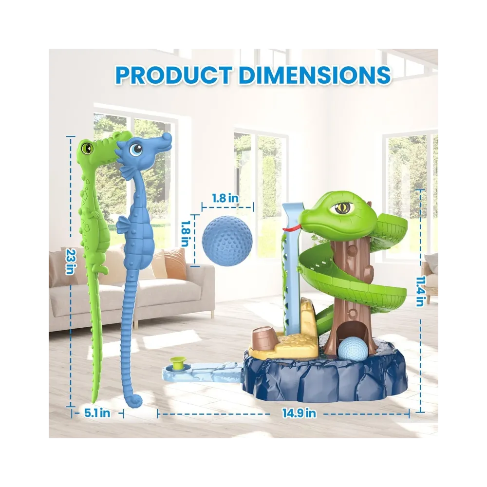 WOOPIE Gra Zręcznościowa Mini Golf SNAKE GOLF