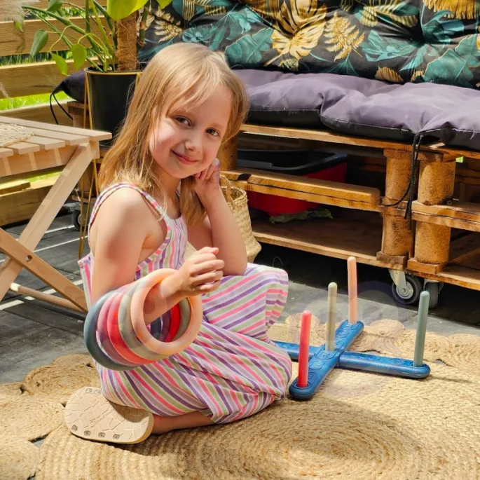 Zestaw do gry zręcznościowej Serso w akcji.