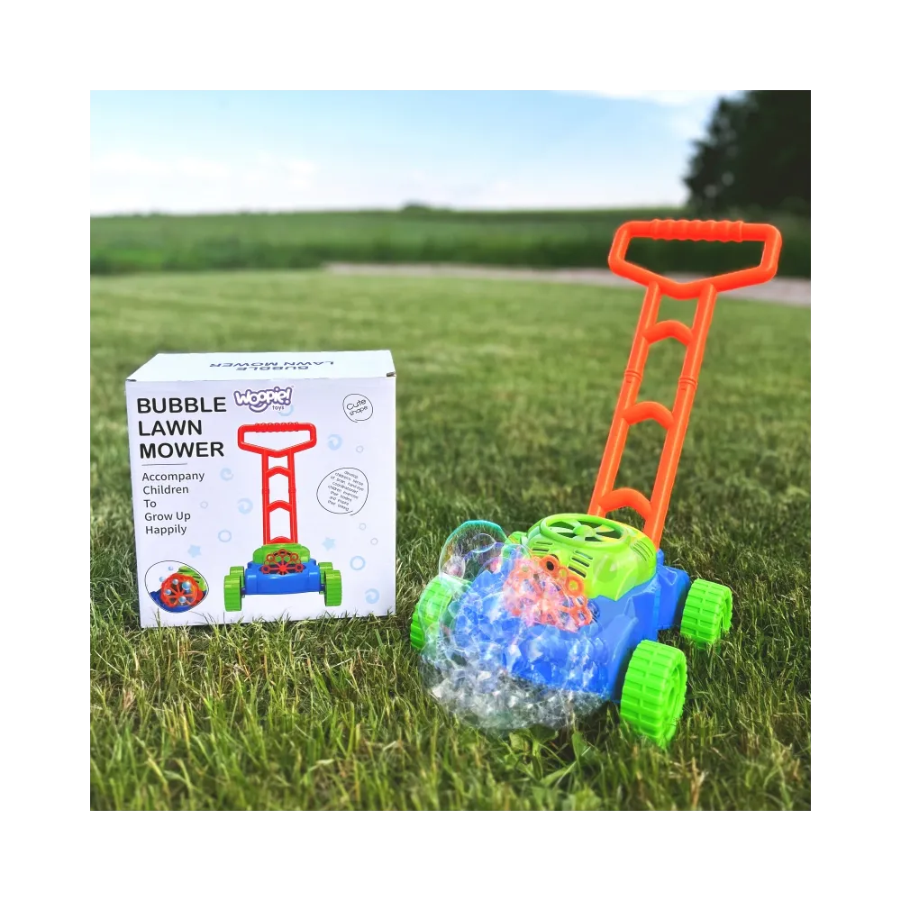 WOOPIE Kosiarka Bańki Mydlane Dźwięki Płyn