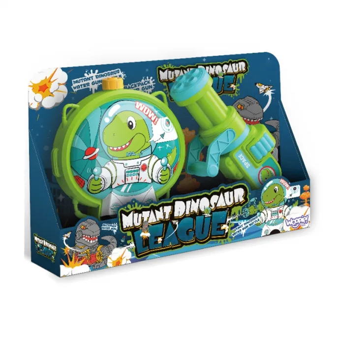 Dinozaurowy pistolet idealny na lato