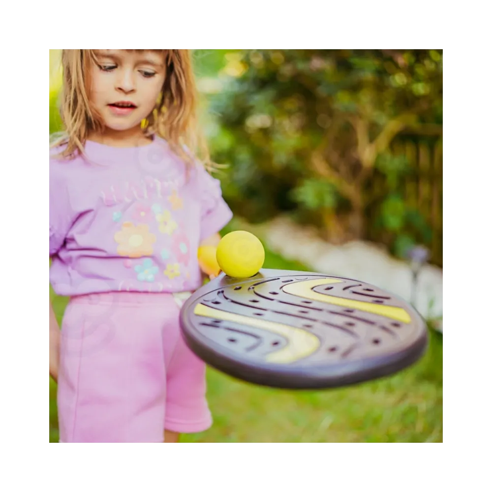 WOOPIE Rakieta z Piłką Piankową i Lotką- Zestaw Plażowo Ogrodowy