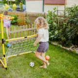 WOOPIE Zestaw 2w1 koszykówka Bramka do Piłki Nożnej + Piłki i Pompka