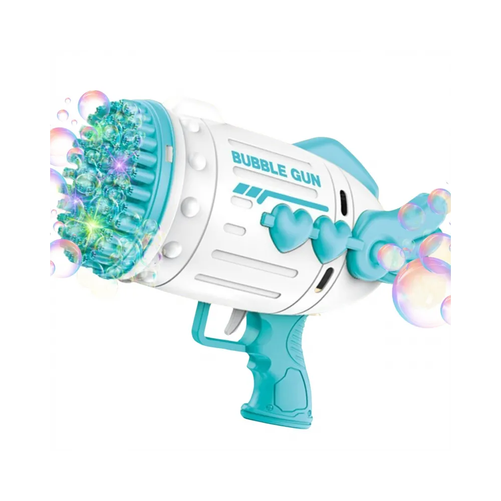 WOOPIE Pistolet do Robienia Baniek Mydlanych 91 Otworów Niebieski