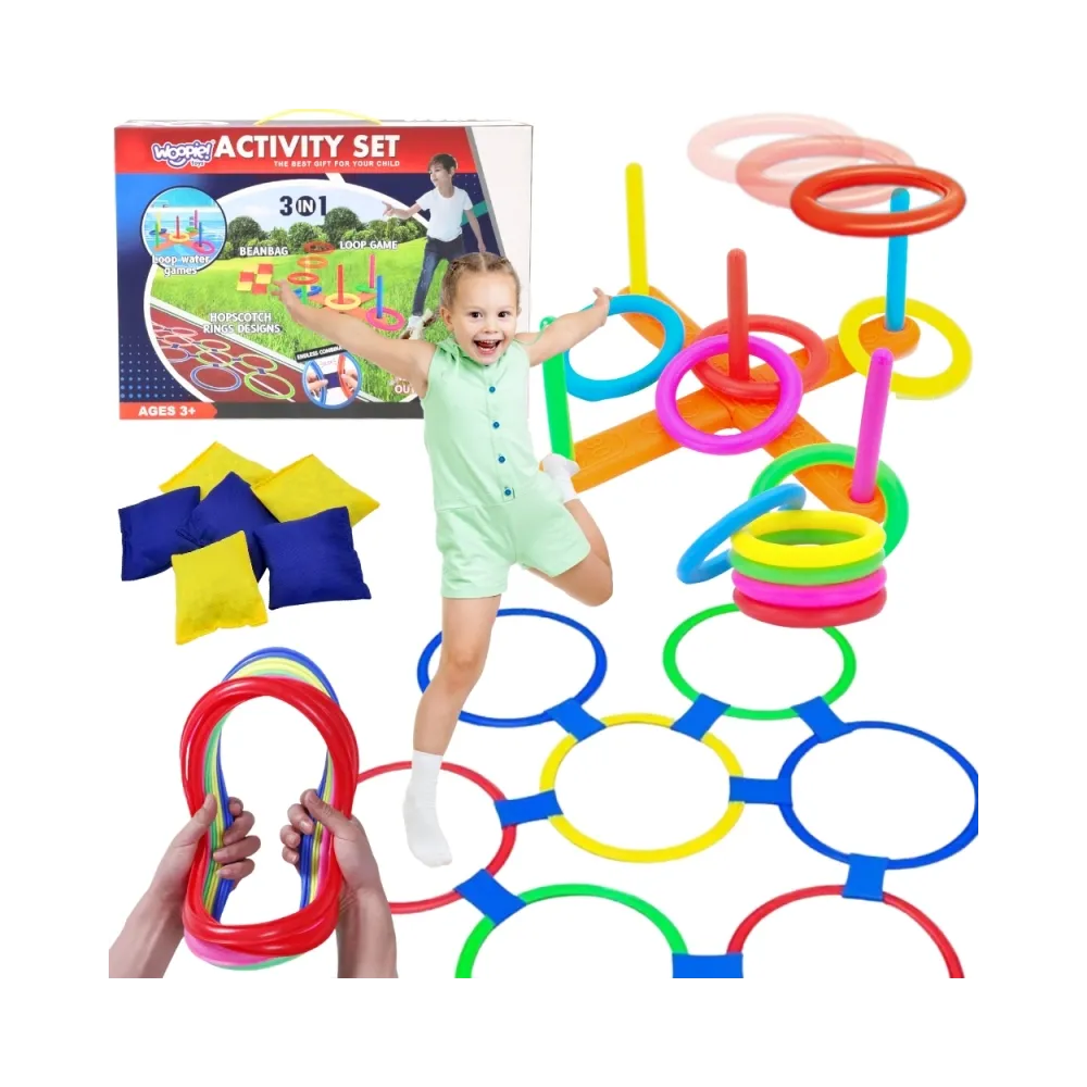 WOOPIE Zestaw 3w1 Serso Gra w Klasy Cornhole Rzut do Celu Woreczkami