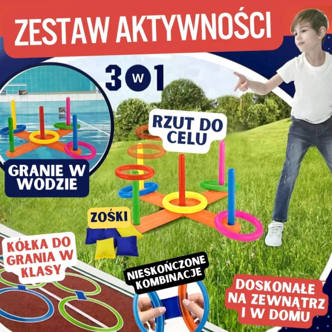 Dzieci grają w Serso z zestawem WOOPIE