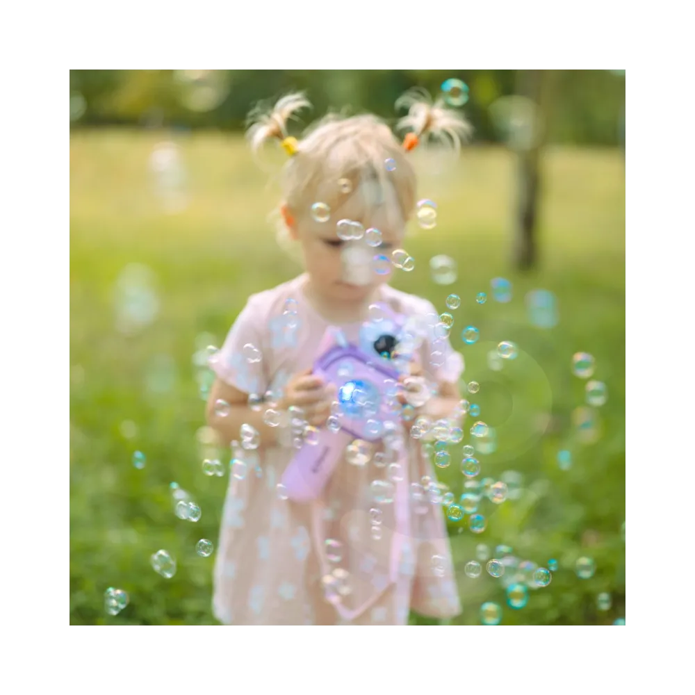 WOOPIE Maszyna Astronauta do Robienia Baniek Mydlanych Różowy