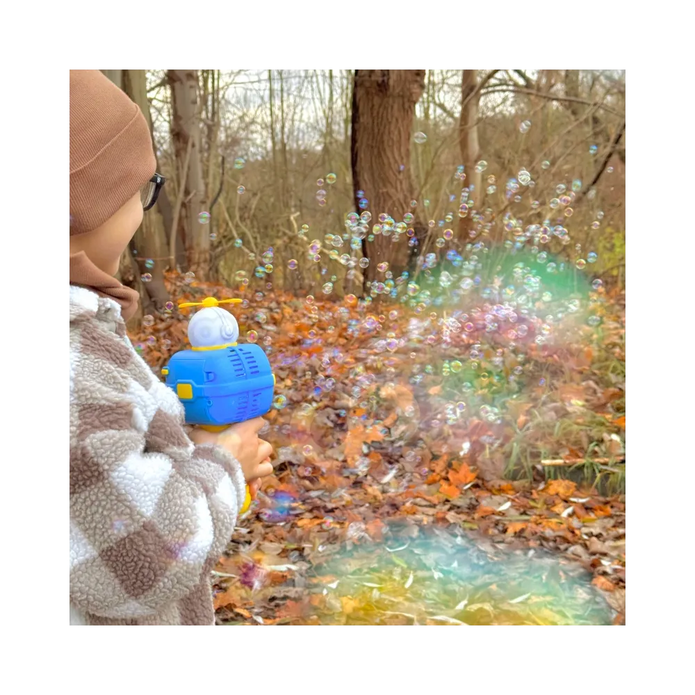 WOOPIE Maszyna Astronauta do Robienia Baniek Mydlanych Żółty