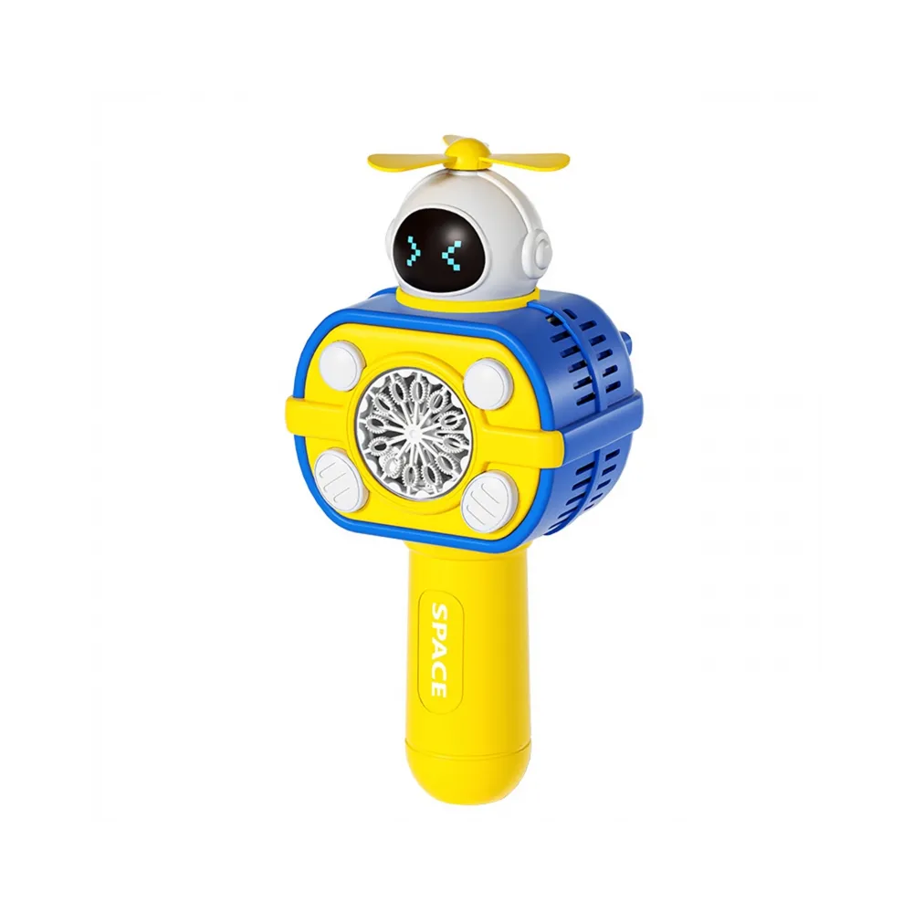 WOOPIE Maszyna Astronauta do Robienia Baniek Mydlanych Żółty