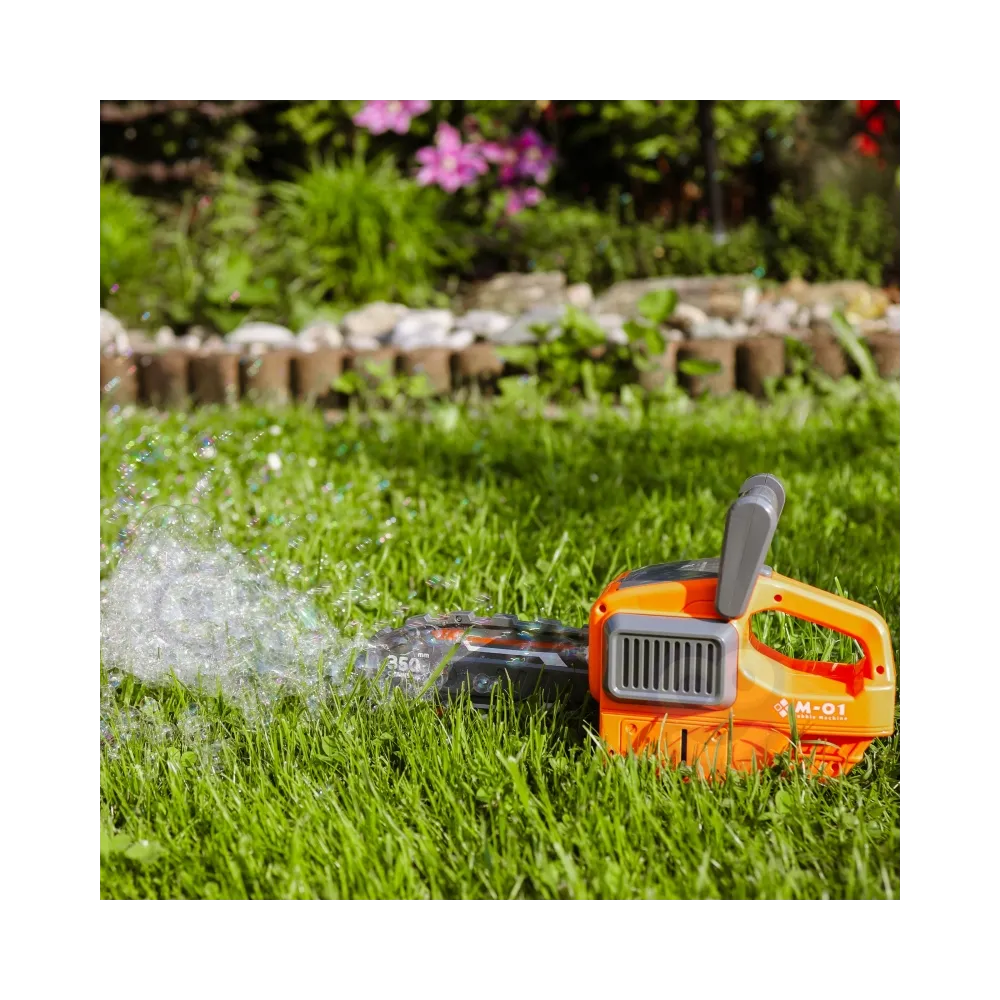 WOOPIE Piła Łańcuchowa - Pistolet do Robienia Baniek Mydlanych