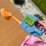 WOOPIE Kosiarka Ręczna Maszyna do Robienia Baniek Mydlanych Niebieska