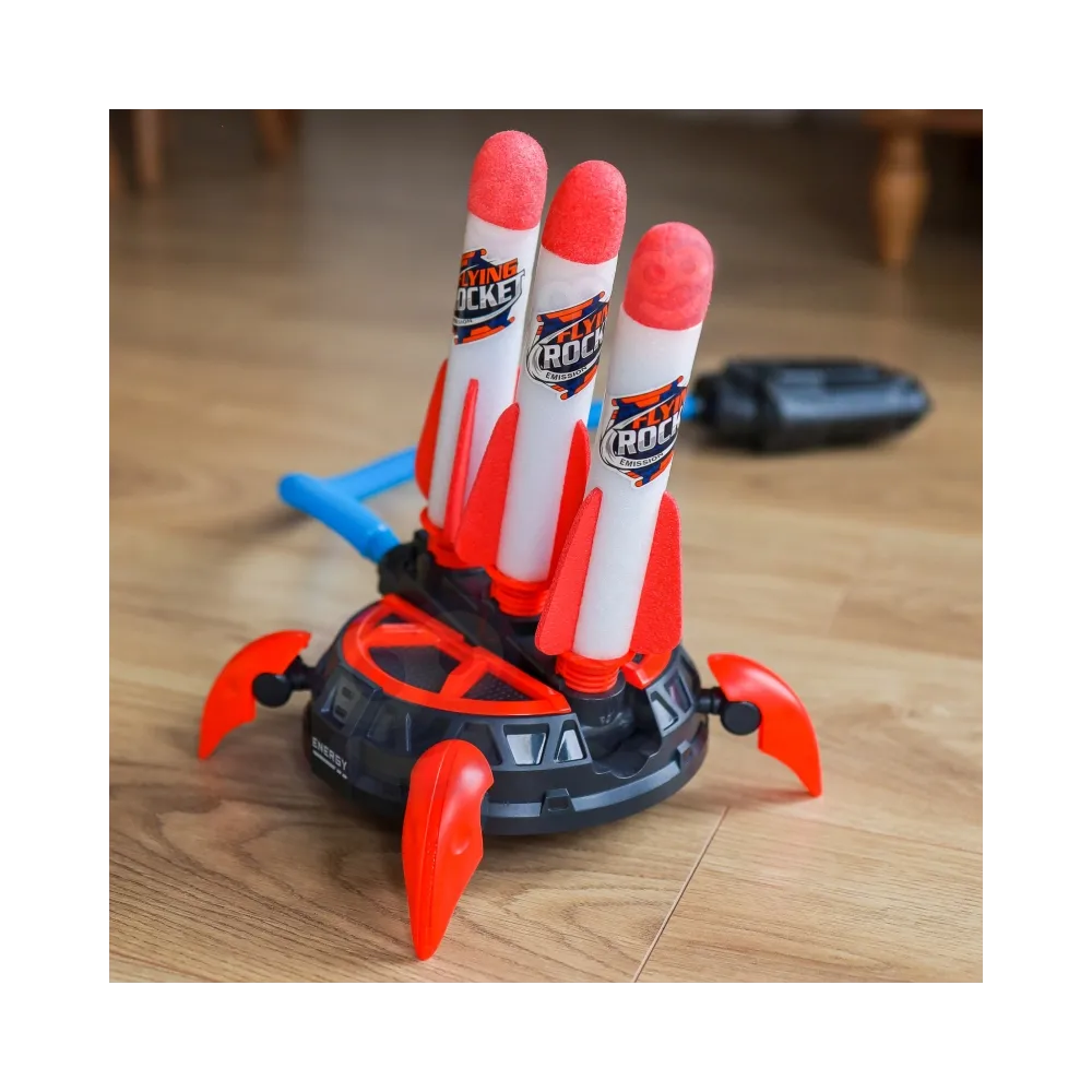 WOOPIE Wyrzutnia Rakiet Piankowych 6 szt.