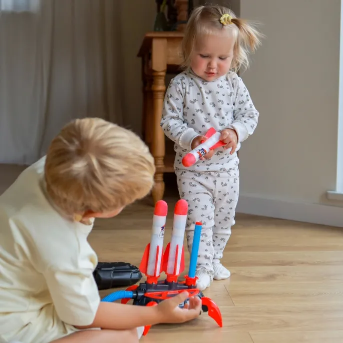 WOOPIE Wyrzutnia Rakiet Piankowych 6 szt.