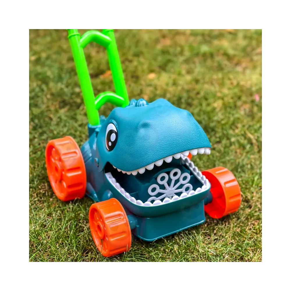 WOOPIE Kosiarka Ogrodowa Dino na Bańki Mydlane Dinozaur + Płyn